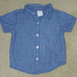 Blue Jean Boys baby denim Button Shirt